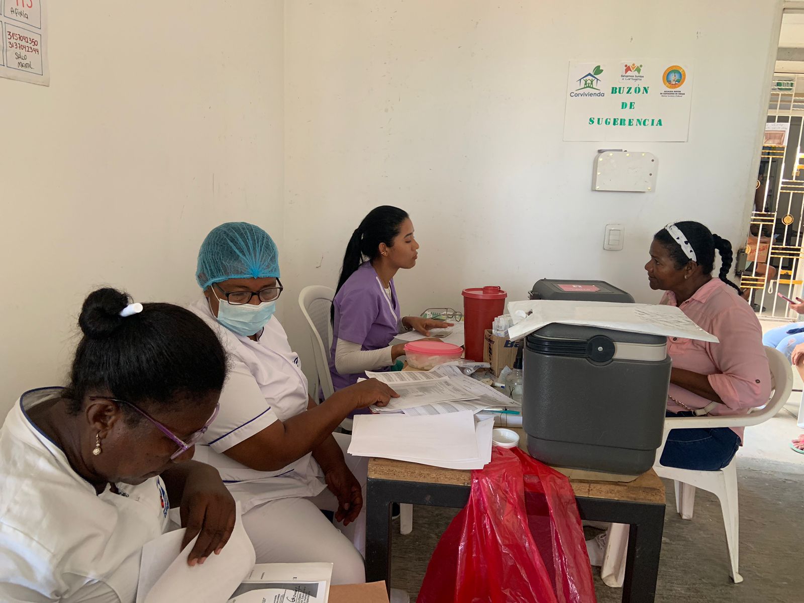 Más de 200 personas atendidas en Ciudadela de La Paz durante jornada de salud por la ESE Hospital de Cartagena

