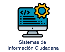 Botón  Sistemas de información ciudadana